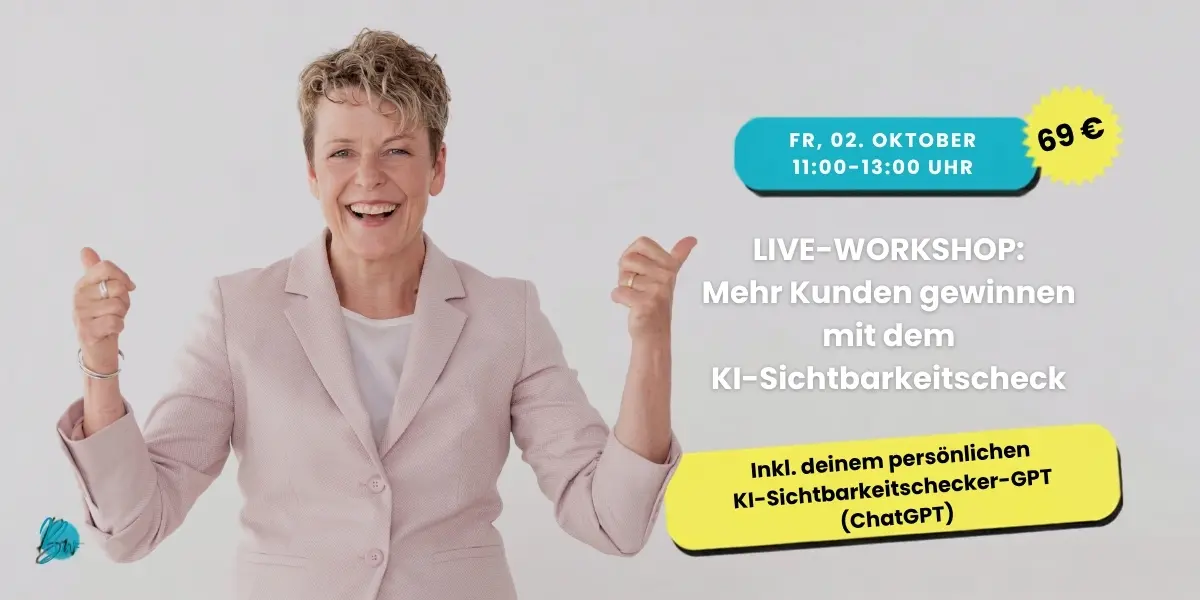 Titelbild Live-Workshop am 02.10.26 KI-sichtbarkeitschecker